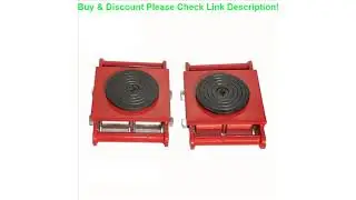 Review 6t CRA series small warehouse cargo trolley  moving skate transport platform roller tank tro