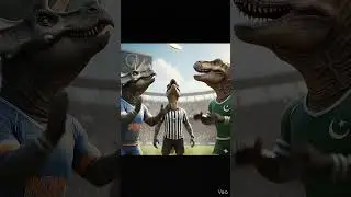#live India vs Pakistan Cricket&hellip; But Dinosaurs Play! 🦖🏏 #dinosaur #cute