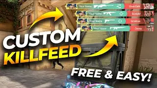 How to Edit a CUSTOM KILLFEED for Valorant Montages and Edits! | FREE TEMPLATE DOWNLOAD!