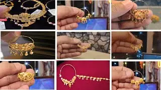 2024 Latest Gold Nath Designs With Weight//Lightweight Fancy Gold Nath Designs