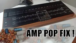 Old amplifier pop and bang repair