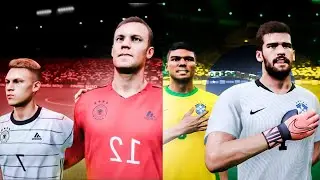 BRASIL VS ALEMANHA! SEMI-FINAL DA COPA DO MUNDO DE 2022! RUMO TEMPORADA 3 - PES 2021 EPI 37