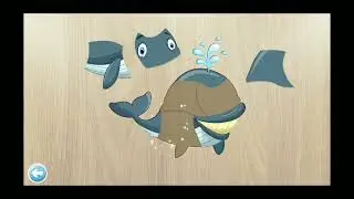 🐳🐋 Whale Puzzle 🧩 with Animal Name and Sound - 384 Puzzles for Kids Walkthrough