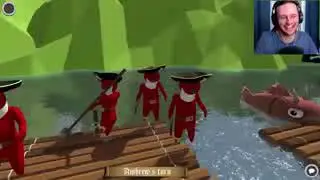 SSundee STUPID RAFT BATTLE SIMULATOR One vs One Challenge!! # 2