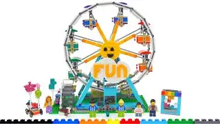Обзор набора LEGO Creator &laquo;Колесо обозрения 3-в-1&raquo; 31119! Уменьшенный размер, плавная работа, иде...