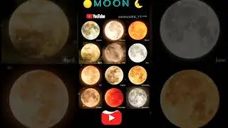 different moon colors every month