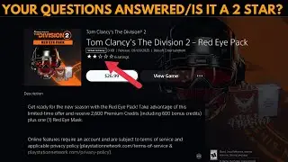 The Division 2 &mdash; НАБОР МАСОК ДЛЯ ЭФФЕКТА КРАСНЫХ ГЛАЗ (ОТВЕТЫ НА ВАШИ ВОПРОСЫ) И ТАК ЛИ ЭТО ПЛОХО?
