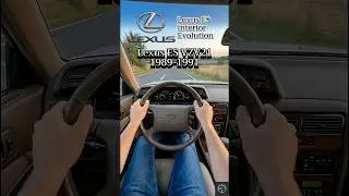 Lexus ES Interior Evolution 1989-2026