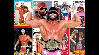 Randy Savage:  Career Retrospective of The Macho Man Wrestling Cards WWF WWE WCW #wwe #prowrestling