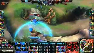 T8 Maplestreet Graves VS Impulse Impact Maokai Highlights {EPIC}   2015 NA LCS Spring W6D1