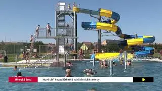 Nové obří koupaliště trhá návštěvnické rekordy (TVS)