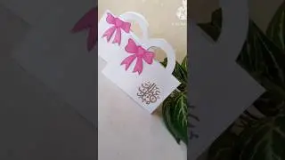 Diy gift idea for Eid /cute Eidi holder bags #@MomosWorld911 #diy #eid #gift #shorts #shortsfeed