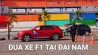 VF8 V&agrave;o Đại Nam đua xe F1 #anhemVinFast #CongDongVinFast #sinhnhat1tuoi #vinfast