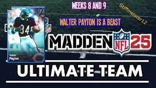 Madden 25 Ultimate Team | Walter Payton is that dude! | Madden 25 Gameplay || Stiffmeister12
