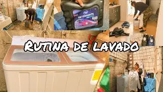 Rutina de lavado actualizada 💯✅ / probando la nueva lavadora 🧼🧺