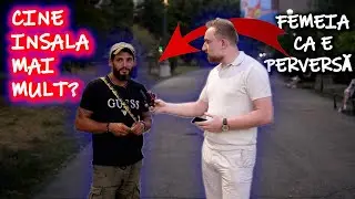 CINE INSALA MAI MULT? FEMEIA SAU BARBATUL? Intrebari caterinca pe strada si pe bani!