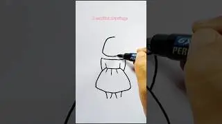 Beautiful girl drawing 😚 #easydrawing #drawing #shorts #girldrawing #stepbystep