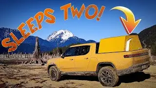 RIVIAN R1T Extending Sleeper Canopy Build!