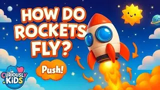 How Do Rockets Fly? 🚀✨ | Space & Physics for Kids | Curiously Kids