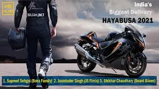 India's 1st THREE Biggest 3rd gen HAYABUSA 2021 Delivery_@Suprret Sehgal_@JS Films_@Beard Bikerr