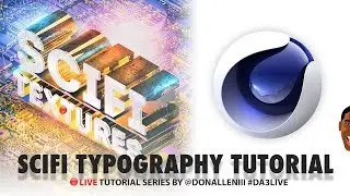Scifi Typography - Cinema 4d