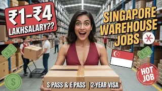 Warehouse/ Logistics Jobs in Singapore 🇸🇬 | Freshers can apply | Salary 1-4 lakh per month | Hiring