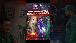 Pakistan Will Not Play T20 World Cup with India? 🤯 Big Controversy Explained! | @CricThings2.0