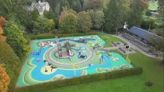 First test flight of the Drone at Wilton Lodge Park.