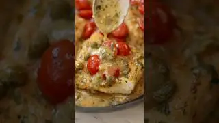 Cod with Tomatoes and Capers