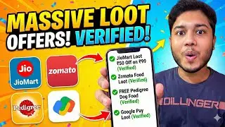 Hamara Mall Loot, Jiomart 50 Off on 99, Zomato Food Loot, Pedigree Free Dog Food, Google Pay Loot