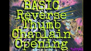 Balisong/Butterfly Knife Lesson: The Basic Reverse Chaplain Opening