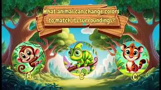 Amazing Animals 🦁🐼 | Fun Interactive Learning Quiz for Kids (Smart Screen Time)