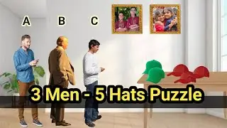 3 men & 5 hats puzzle