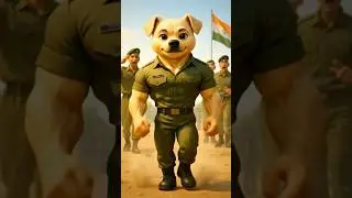 Poor Puppy Returns As Army Hero 🇮🇳Must Watch #ai#shorts#india#armydog#soldier#puppy #poorpuppy