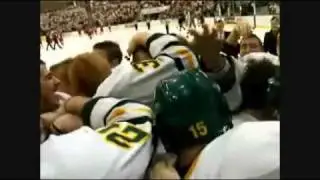 Oswego State Lakers win SUNYAC Championship (Final seconds WNYO broadcast)