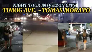 TIMOG AVE. TOMAS MORATO NIGHTLIFE || Jeremie Pompong Vlog