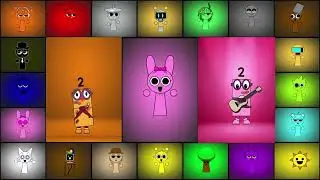 Numberblocks Band Double Battle (1-10) PinkGirl vs. Sprunki vs. Phobial!