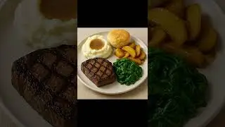 STEAK DINNER : #food #foodie #cooking #chef #vegan