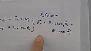 Clase 1. Condiciones de Frontera del Campo Electrico