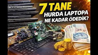 Bugün sabah bit pazarından 7 adet hurda laptop, eski ekran kartı, modem ve BGAlı kartlar topladım.