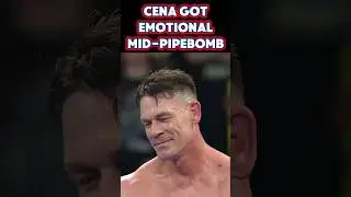 John Cena Gets Emotional Mid-Pipebomb💥