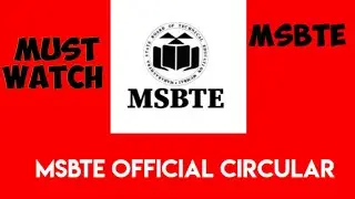 Msbte|#Msbte Exam From 2021|Exam Fee|Latest Update |Must Watch
