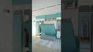 Меблировка спальни с мебелью-трансформер