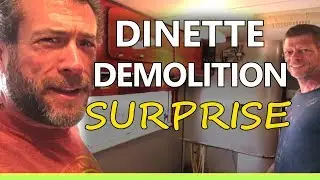 removing travel trailer dinette and replacement ideas // TT remodel