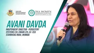 Avani Davda,  Director at Persistent Systems Public Ltd. at IMA Women Leadership Conclave 2023.