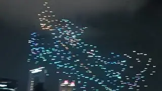 DRAGON DRONE SHOW  IN SINGAPORE#marinabaysingapore #droneshow #singapore