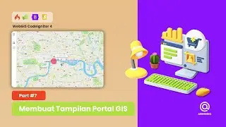 Tutorial WebGIS CI4 - #7 Membuat Tampilan Portal GIS