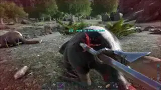 How to kill Beaver / Castoroides easily - ARK Ragnarok