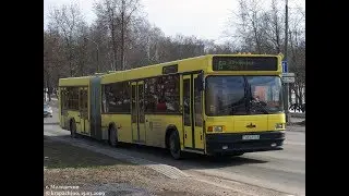 Автобус Молодечно МАЗ-105.065, гос.№ АЕ 6112-5, марш.2 (17.08.2019)