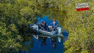 Catching Huge Snapper In A Secret Harbour Creek